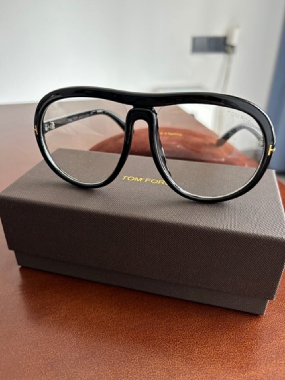 👑TOM FORD👑 transparent lens glasses